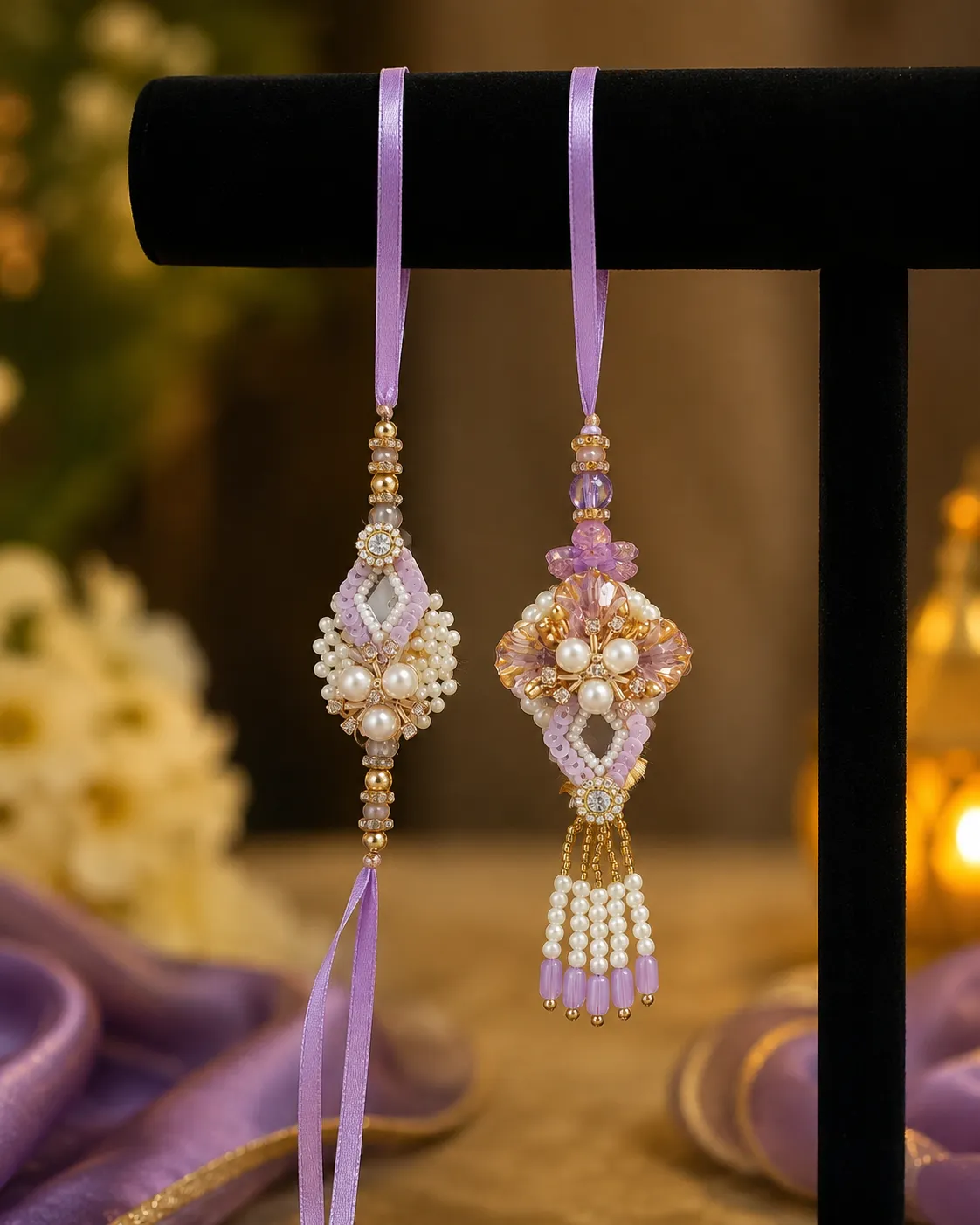 Purple Pearl Designer Lumba Set