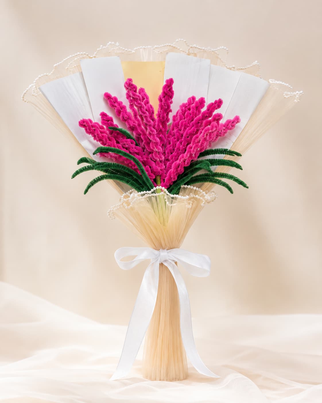 Pink Fluffy Bloom Bouquet