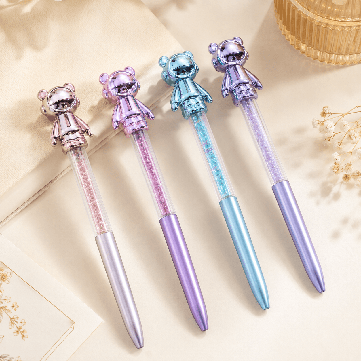 Teddy Snuggle Ball Pen