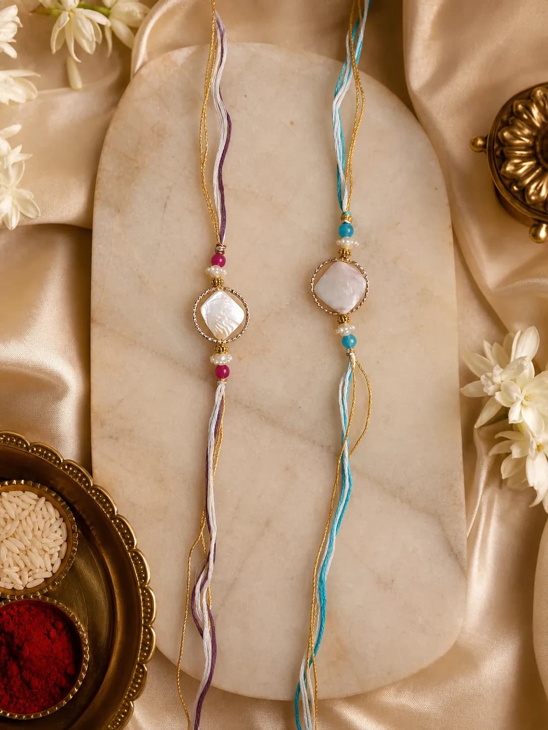 Mother of Pearl Rakhi